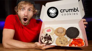 EATING CRUMBL COOKIES FOR THE 1ST TIME!