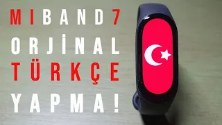 Xiaomi Mi Band 7 Nasıl Türkçe Yapılır? Mi Band 7 Dil Değiştirme