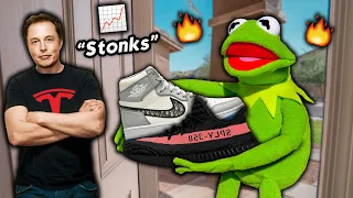 Kermit the Door Salesman Sells Designer Shoes With Elon Musk!