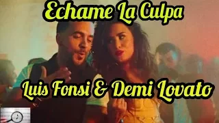 Luis Fonsi, Demi Lovato - Échame La Culpa ||LYRICS||