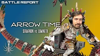 Lumineth vs Seraphon ; Age of Sigmar ; Battle Report | Skaredcast