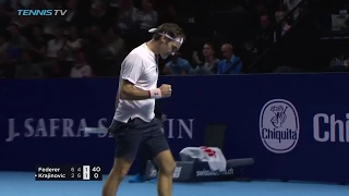 Hot Shot: Roger Federer Finds Perfect Timing To Earn Break Point In Basel 2018