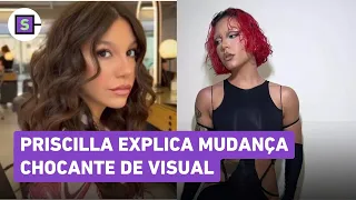 Priscilla, ex-Alcântara, choca com novo visual e explica mudança