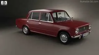 VAZ Lada 2101 1970 by 3D model store Humster3D.com