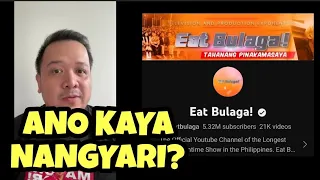 EAT Daily - TAPE Inc nabawi ang YT channel ng Eat Bulaga?
