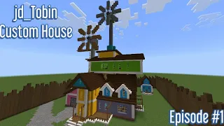 How to Build The jd_Tobin Custom Hello Neighbour House in Minecraft Episode #1