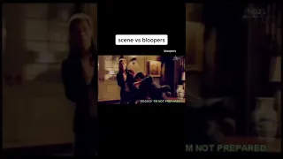 Scene vs Bloopers part 15 #klausmikaelson#elijahmikaelson#josepgmorgan#danielgillies#to#tvd#shorts