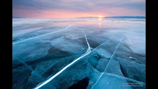360 video Russia  8K , Magical Ice, Lake Baikal