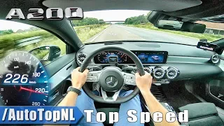 2019 Mercedes Benz A Class A200 AUTOBAHN POV TOP SPEED by AutoTopNL