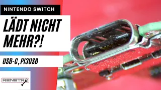 Nintendo Switch lädt nicht mehr ‼️ Ladebuchse USB-C Port defekt? HDMI-Chip?