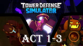 TDS Lunar Overture: All 3 Acts【Tower Defense Simulator/Roblox】