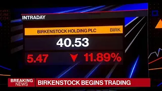 Birkenstock Opens for Trading 11% Below IPO Price