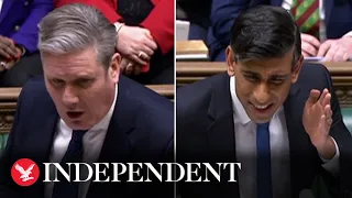 Keir Starmer clashes with Rishi Sunak over NHS ‘chaos’ at PMQs