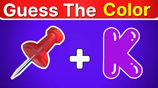 🎨 Can You Guess the COLOR by Emoji? 🖋 |Brain Tease Guess