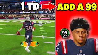 Score A Touchdown = Add A 99 Overall To The Patriots