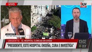 🔴 Hospital de Clínicas en crisis: "Le diría al Presidente, este hospital enseña, cura e investiga"