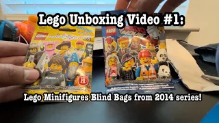 Lego Unboxing Video #1: Lego Minifigures Blind Bags from 2014 Series!