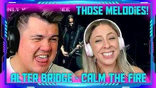 Millennials React to Calm The Fire by Alter Bridge with Lyrics | THE WOLF HUNTERZ Jon and Dolly