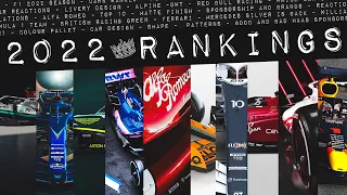 Ranking Every 2022 Formula 1 Car Livery
