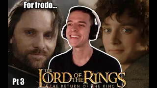 FIRST TIME WATCHING *RETURN OF THE KING* (extended) Movie Reaction! Part 3