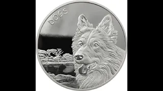 Инвестиционные монеты в серебре. Серия монет от Фиджи, Кошки и Собаки. Инвестиции в монеты.