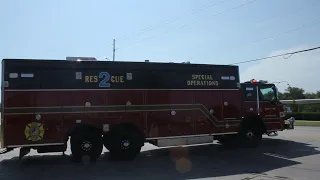 Wichita Fire Department Firehouse 10 Full House Response + Battalion 1 & Truck 4