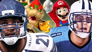 Madden 16 Career Mode Gameplay Ep. 7 - SUPER MARIO Takes on L.O.B. Kam Chancellor Hit Me!