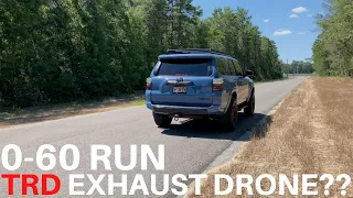 4Runner TRD Exhaust Sound While Driving | 0-60 Run