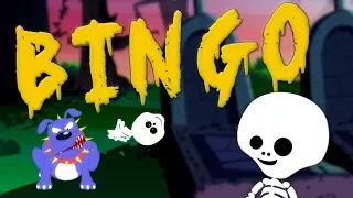 бинго собака песни для детей русские рифмы Halloween Songs Scary Dog Rhymes for Kids Bingo the Dog