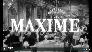 MAXIME (1958) Bande Annonce VF HD, de Henri Verneuil avec Michèle Morgan, Arletty, Charles Boyer