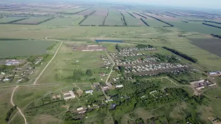 вид сверху Саратовка, Вишнёвка, Новониколаевка, Романовка, Бугры, 6 Конгрес