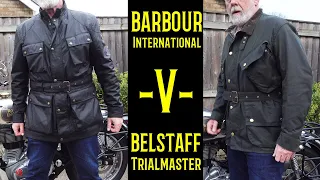 Classic BARBOUR International & BELSTAFF Trialmaster Bike jackets, comparison which is the BEST?