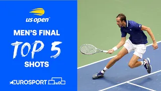 Top 5 Shots Men's Final | US Open 2021 Highlights | Eurosport