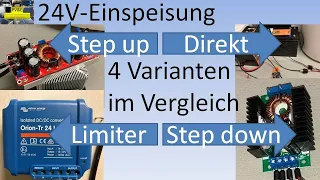 24V DIY LiFePO4 Nachteinspeisung Teil 2: Verschiedene Anschlussmöglichkeiten