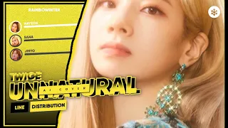 [AI COVER] How Would TWICE sing ' UNNATURAL'  by WJSN | Line Distribution | rainbowinter