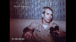 John McCain in 1967 after the USS Forrestal disaster