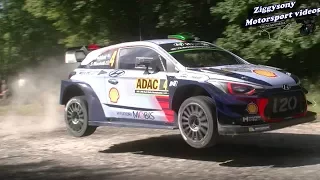 WRC Deutschland Rally 2017 full attack,crashes,show&mistakes