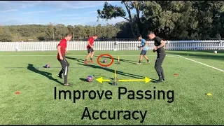 How To Improve Passing Accuracy | Passing & 1st Touch Drills | Joner Football