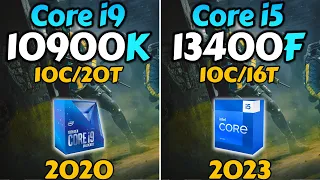 i9-10900K vs i5-13400F - How Much Performance Difference?