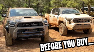 First EVER Side By Side Comparison! New 4Runner TRD Pro vs Tacoma!