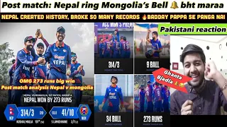 Post Match: Nepal Vs Mongolia Asian Games Match So Many Records Broken🔥