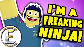 I'M A FREAKING NINJA in ROBLOX - Parkour Tag