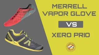 Barefoot running shoe review: Merrell Vapor Glove vs XERO Prio