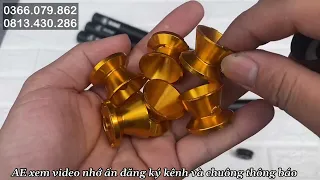 Giảm Thanh Condor - FX / Giảm Thanh 3 Khúc 6 Vách Triệt Âm Tối Đa Tiếng Ồn - Giảm Nhập Tàu Siêu Êm