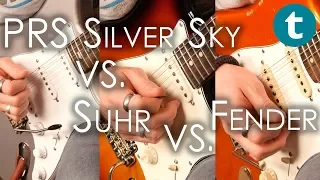 PRS Silver Sky vs. Fender vs. Suhr | What's the best Strat? | Thomann