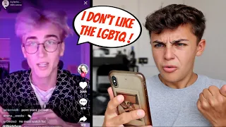 REACTING TO HOMOPHOBIC TIK TOKER (Anti-LGBT)