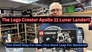 The Lego Creator Expert Apollo 11 Lunar Lander! (One Small Step, and a Giant Leap For This Review!)