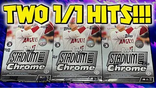 NEW 2022 Topps Stadium Club CHROME Hobby Boxes of Baseball Cards!!!