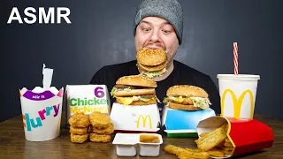 ASMR MCDONALD'S MUKBANG CHICKEN NUGGETS, OREO MCFLURRY, CRISPY CHICKEN, BIG MAC | DAVE KAY ASMR