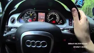 Audi S6 (C6) 2007 5.2AT 92000 km 0-100 km/h 4,99 sec